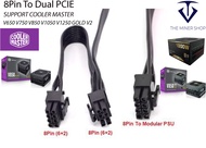 OCPC Cooler Master 8pin to Dual PCIE Cable V650 750 850 1050 1250 GOLD V2 And SFX Version