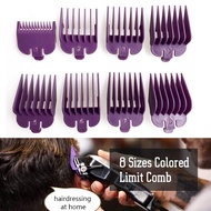 8pcs New Universal Hair Clipper Limit Combs Guide Combs Replacement 8 sizes