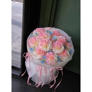 Silk flower - Conbo with 5 heads of Phang flower size 11cm