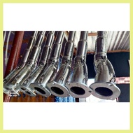 ╮ ▙ ▐ XRM 125 / RS 125 BIG ELBOW PIPE 51MM DAENG SAI4