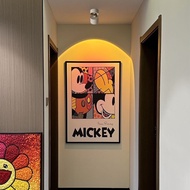 Sunset lighting adjustable flexible LED surface-mounted lamp holder, ambient lighting fixture, decor