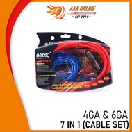 Car Audio Installation Kit Amplified Subwoofer Speaker Amp Kit amplifier kit cable wayar wire amplif