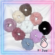 YumiYa Korean Medium Size Soft Fluffy Aesthetic Scrunchie Children's Hair Tie