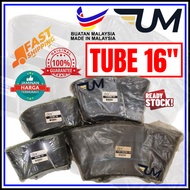 TUBE ORS 70/90-16 80/90-16 110/80-16 130/90-16 140/90-16 TAYAR TIRE TYRE MOTORCYCLE MOTOR TUBED TYPE 16 INCH
