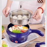 Multifunction Non Stick Electric Mini Ceramic Cooker With Steamer / 1.5L~2.5L Mini Cooker w Handle, 