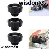 WISDOMEST IBC Ton Barrel Connector, S60 Plastic IBC Tank Adapter, Garden Water Connectors IBC Fine Thread Accessories Hose Connector Water Tank