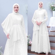 jumbo gamis brokat gamis tile putih brukat remaja mewah anak 2021 2021