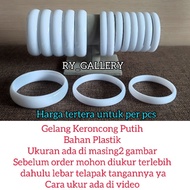 PUTIH White Keroncong Bracelet/Children's Keroncong/Ivory Bracelet/Plastic Keroncong Bracelet/kalimantan dayak Bracelet/dayak Ethnic Bracelet/kalimantan Ethnic Bracelet/kalimantan Special Bracelet/dayak Special Bracelet/dayak People Bracelet/bangle Bracel