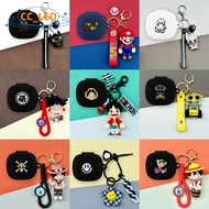 for EarFun Air Pro 3 Case Cute Daisy Keychain Cartoon Silicone Soft Case Suitable for EarFun Air Pro