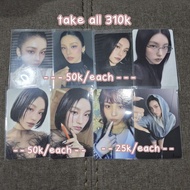 Photocard yeji itzy air solo 1stAlbum official kpop hwang yejiAlbum
