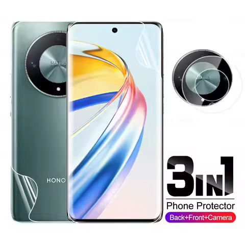 3in1 Camera Lens Protective Hydrogel Film For Honor X9b X 9A 9 A Honar X50 honorx50 5G 6.78inch Scre