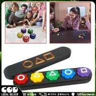 5 Colors Gonggi Stone 鱿鱼游戏 Traditional Batu Seremban Gonggi Stone Catching Games Toys Korean Gonggi 