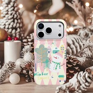 Winter warm scene Stylish printed 2-in-1 phone case Works with iPhone17 Pro Max/17 Pro/17 air/17/16 