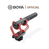 BOYA BY-BM2040 On-Camera Microphone Compatible with DSLR Cameras Camcorders PC Smartphone 3.5mm TRS TRRS for Filmmaking Content Creatio Location Recording