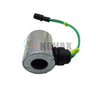 KOVAX Excavator Loader Solenoid Valve140H Solenoid Valve Coil 24V round Plug321-5658