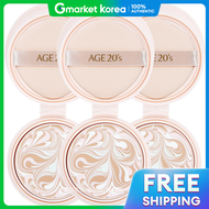 Age20s | AGE20s Essence Cover Pact Flora 23 Gói nạp lại 3 chiếc