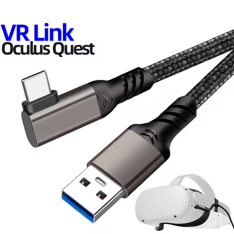 5M Data Line Charging Cable For Oculus Quest 2 Link VR Headset USB 3.2 Type C Data Transfer USB To T