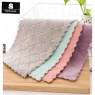 3pc Absorbent Microfiber Dishwashing Kitchen Dish Cloth Cleaning Household Soft Practical Towel  MIC