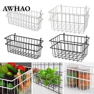 [AWHAO] Pegboard Basket Organizer Bin Wire Shelf Basket for Pantry Kitchen Garage Workbench
