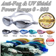 【SKIT SG】Swimming Goggles 0-800 Degree Myopia Adult Men Women Kids Anti UV Fog Protection Swim Goggl