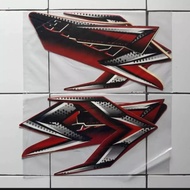 Striping Setriping Rx King 2008 Merah / Hitam List Rx King 2008