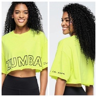 New Available Zumba Fitness Wear Funscape Boxy Ultra Crop Top ZUMBA Zin con Z1T00 0711 🐒8.13