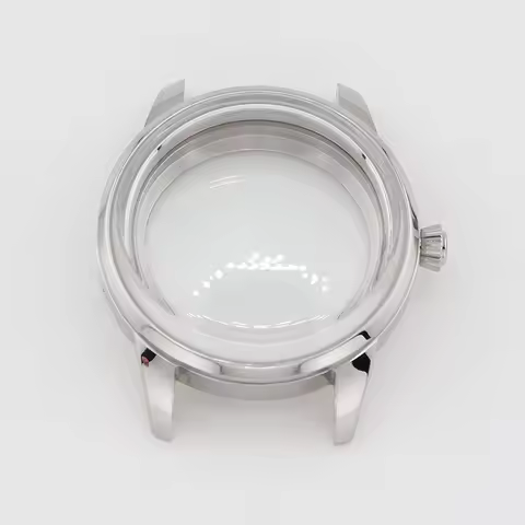 33MM Silver Presage Cocktail Time NH35 NH38 Mechanical Watch Case for Seiko Mods Replacement Parts