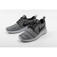 [MR.CH] Nike ROSHE-RUN ONE FLYKNIT Woven Black Gray White Snowflake Jogging Shoes 704927-007