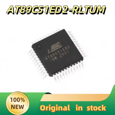 New Original AT89C51ED2-UM AT89C51ED2-RLTUM TQFP44 Microcontroller Chip