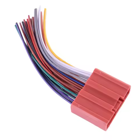 Car Stereo Radio Adapter Cable Female Wire Harness Fit for Mazda 2/3/5/6/CX-7/CX-9 Miata Millenia MP