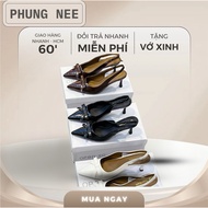 Women's pointed toe high heels with luxurious rhinestone bows - 7cm heel, hugs the feet to flatter y