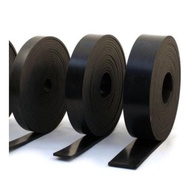 Rubber strip rubber pad/ 2mm x 1cm x 1mtr