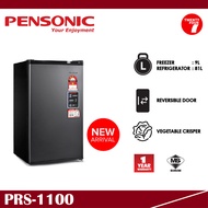 [ Delivered by Seller ] PENSONIC 1 Door Refrigerator 110L / Fridge / Peti Sejuk | PRS-1100