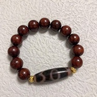 至純紅血絲天珠 息增懷誅