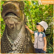 [BlesiyaedMY] Explorer  Washable Cargo Vest Pretend Play Backyard Explorer Costume Kids