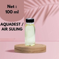 Aquadest 100 ml Pure Campuran Parfum Water Base aquades / Distilled water / air suling / Air Murni