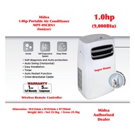 Midea Portable Aircond MPF-09CRN1 1.0hp Ionizer Portable Air-conditioners (ion)