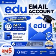 🎓 EDU Email Account | Ready To Use | Instant Delivery | RM5/Account