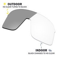 เลนส์โฟโตโครมิคใสเป็นสีดำสำหรับเปลี่ยน OO9463A กรอบแว่นกันแดด Oakley Sutro Lite Asian ทนทาน | ป้องกั
