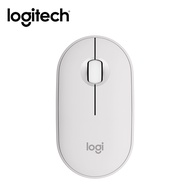 【Logitech 羅技】M350S 鵝卵石無線滑鼠-珍珠白