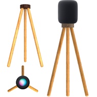 Speaker Stand for HomePod 2 (2023) (Real Wood Stand:Walnut+Beech)
