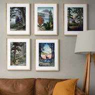 Studio Ghibli Japan Anime Movies Vintage Miyazaki Totoro Poster Prints Wall Art Canvas Painting Pict