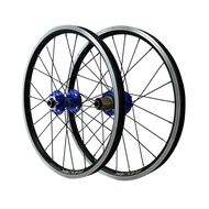 MTB Wheelset 20 Inch Disc Brake BMX Wheel 406 Folding Bike Wheels Rim V Brake 24H Sealed Bearing Hubs QR F9X100mm R9X135