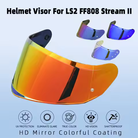Motorcycles accessories face shield for LS2 FF808 Stream II helmet visor replacement UV Cut Tinted L