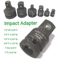 Impact Socket Adapter 3/8" 1/2" 3/4" 1" Impact Socket Adaptor 1/2" F x 3/4" M Impact Adapter 1"x3/4"