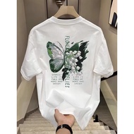 Cod Shirt Hong Kong Loose t-Shirt Brand Short-Sleeved Sleeve Style Casual 2026 Top Korean Loose Men'