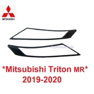 Headlight Cover Mitsubishi L200 Triton MR GLS 2019-2020 Matte Black New Accessories Light Front