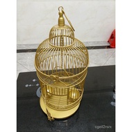 New European style golden bird cage Peony parrot bird cage Large iron bird cage Myna bird cage Myna Villa bird cage PPAV