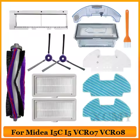 Spare Parts For Midea i5 i5c VCR07 VCR08 Robot Vacuum Cleaner Midea I5C Roller Brush Mop Bracket Dus