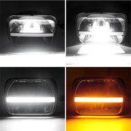 Newest  7X6 5X7 Led Headlights For Jeep Wrangler YJ Cherokee XJ Toyota Nissan GMC Ford Car H4 Square